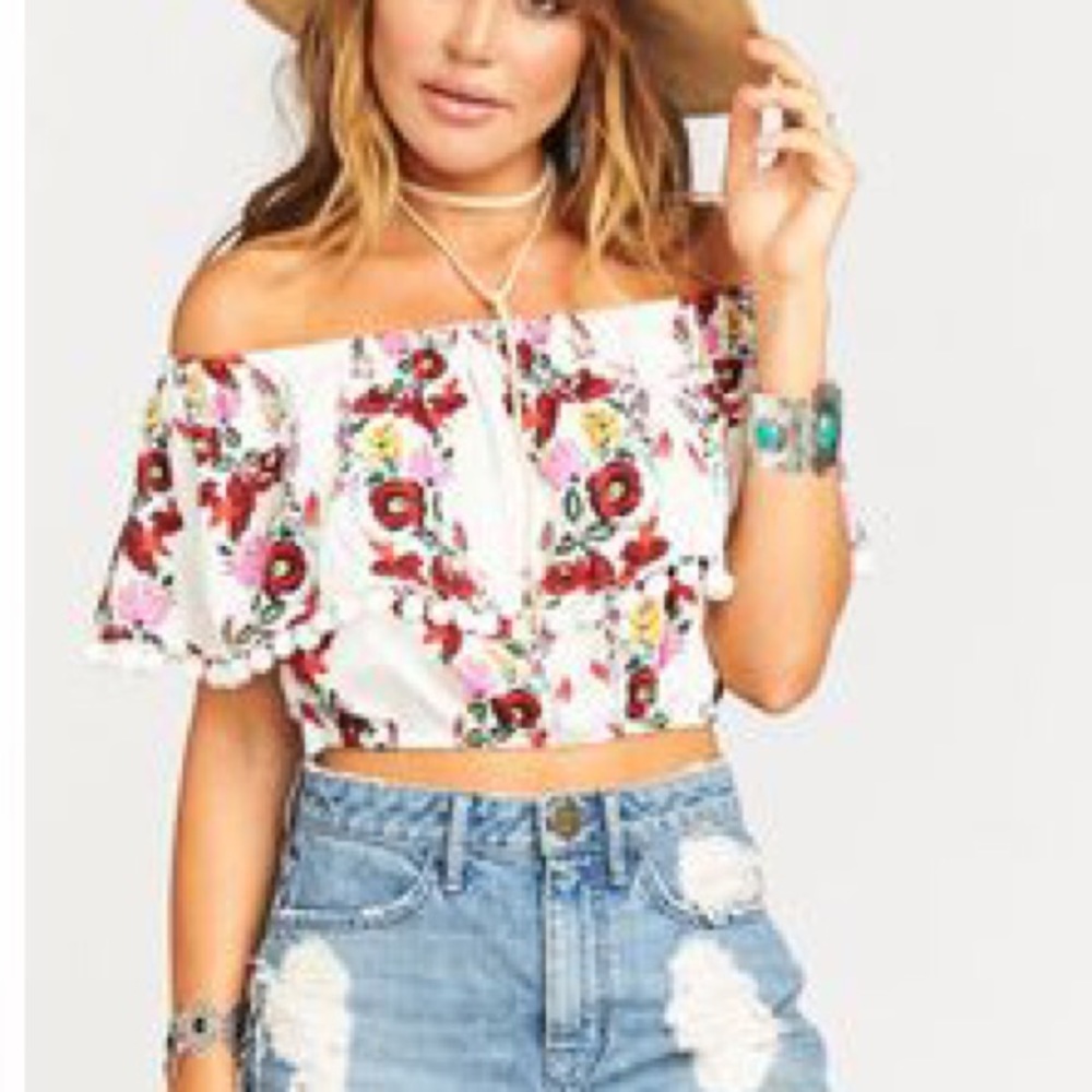 Show me your mumu mamacita breeze crop top